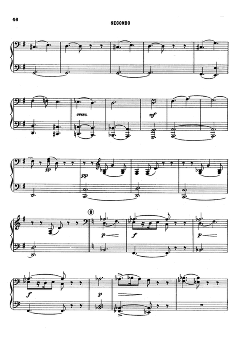 Rimsky-Korsakov      Sheherazade III, for piano duet(1 piano, 4 hands), PR833