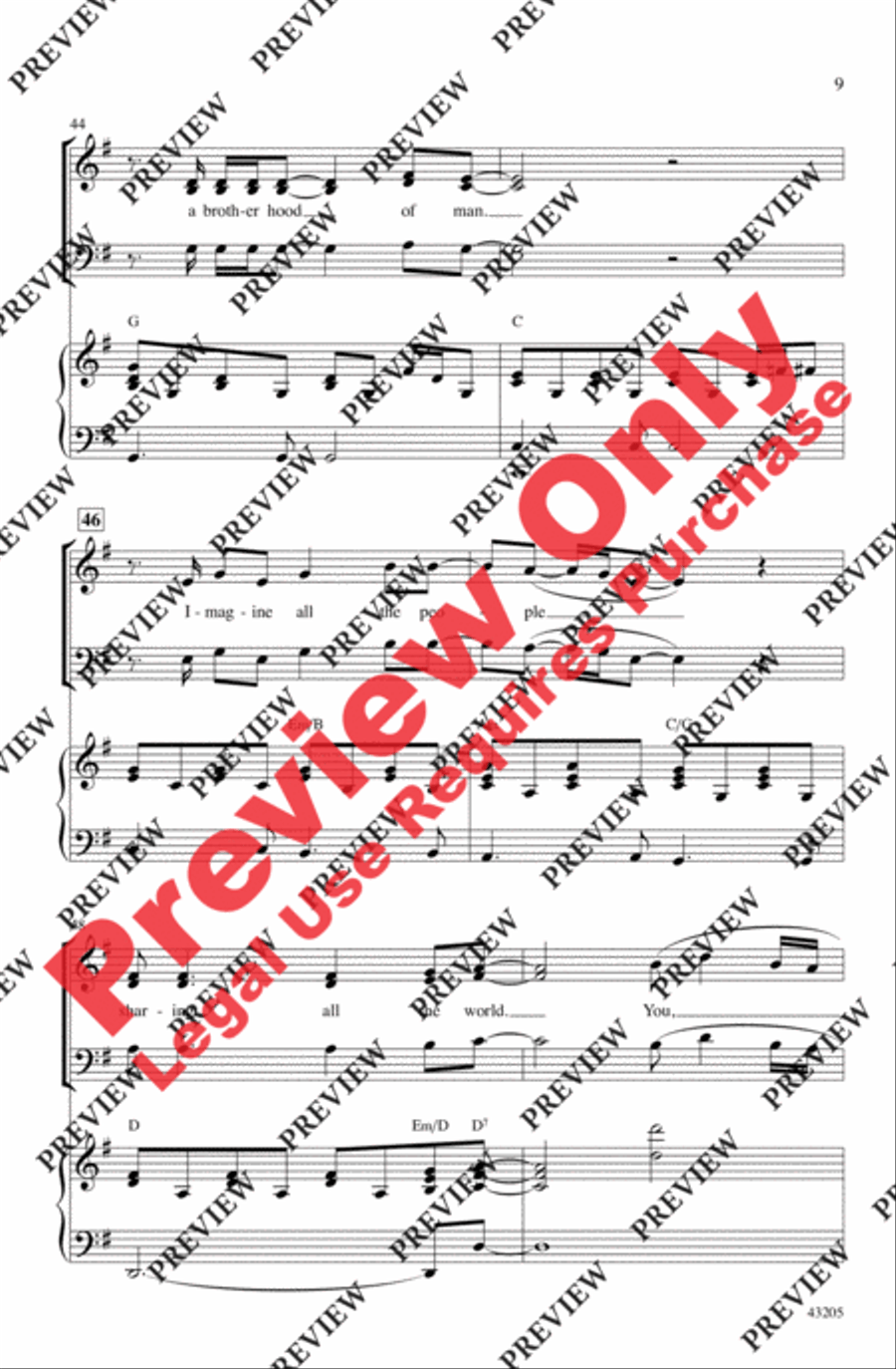 Imagine 3-Part scores gallery preview page 20