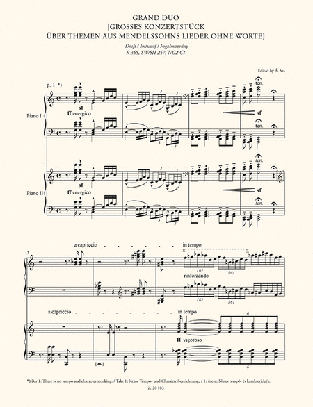 New Liszt Edition Series III Vol. 1