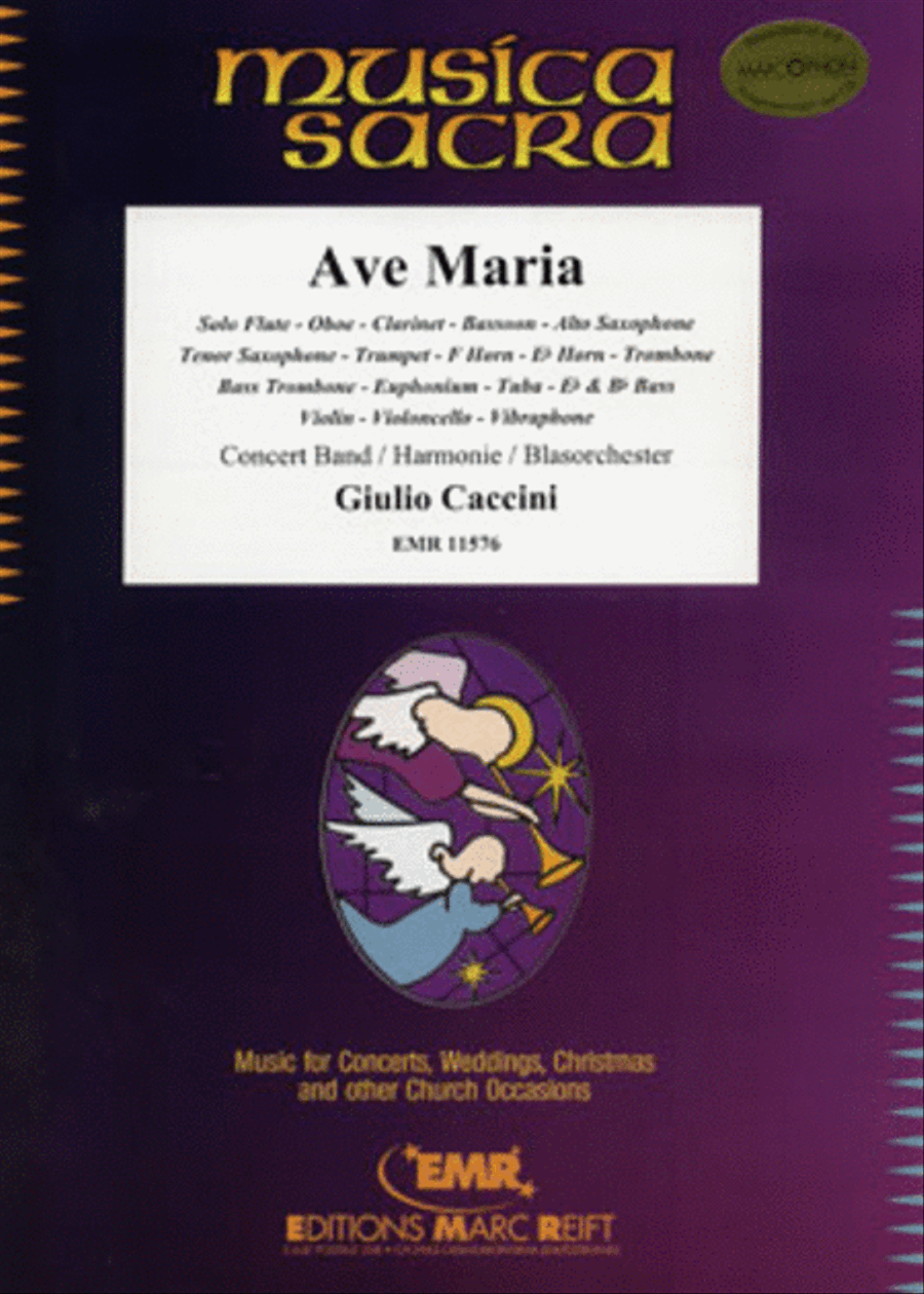 Ave Maria Concert Band scores gallery preview page 1