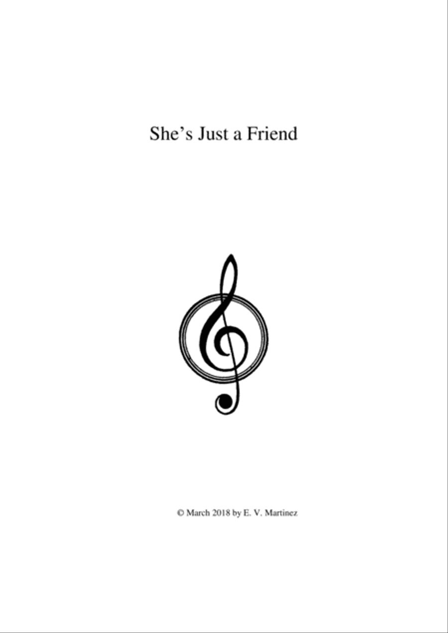 She's Just a Friend She's Just a Friend Small Ensemble scores gallery preview page 1