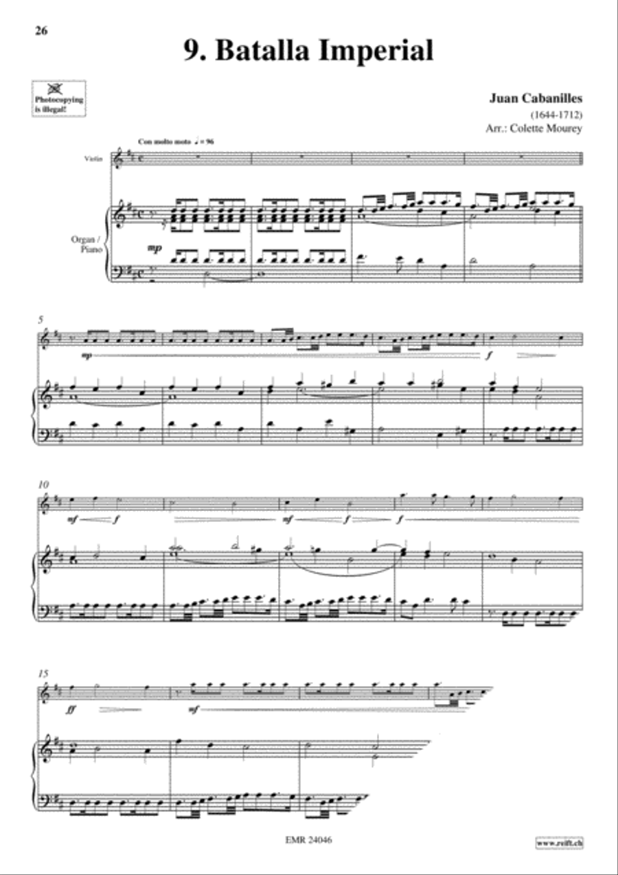 40 Greatest Baroque Hits Volume 1 Violin Solo scores gallery preview page 11