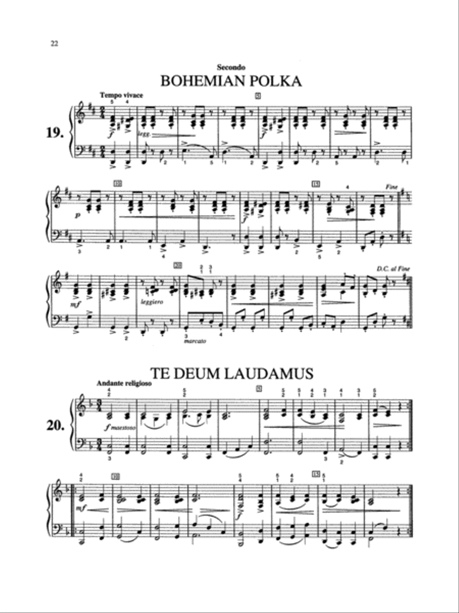 Löw: Teacher and Pupil (Complete) Piano Duet scores gallery preview page 1