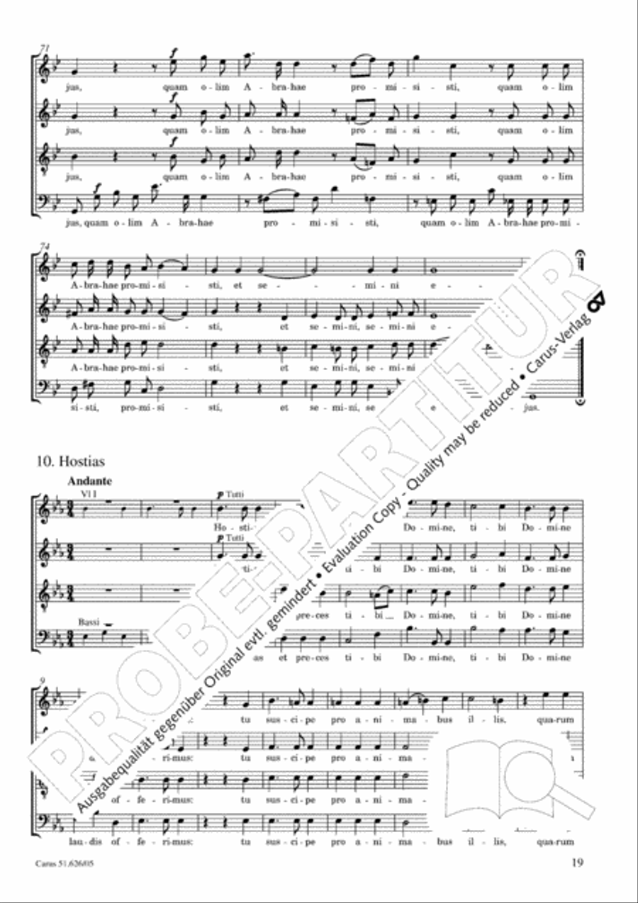 Requiem 4-Part scores gallery preview page 20