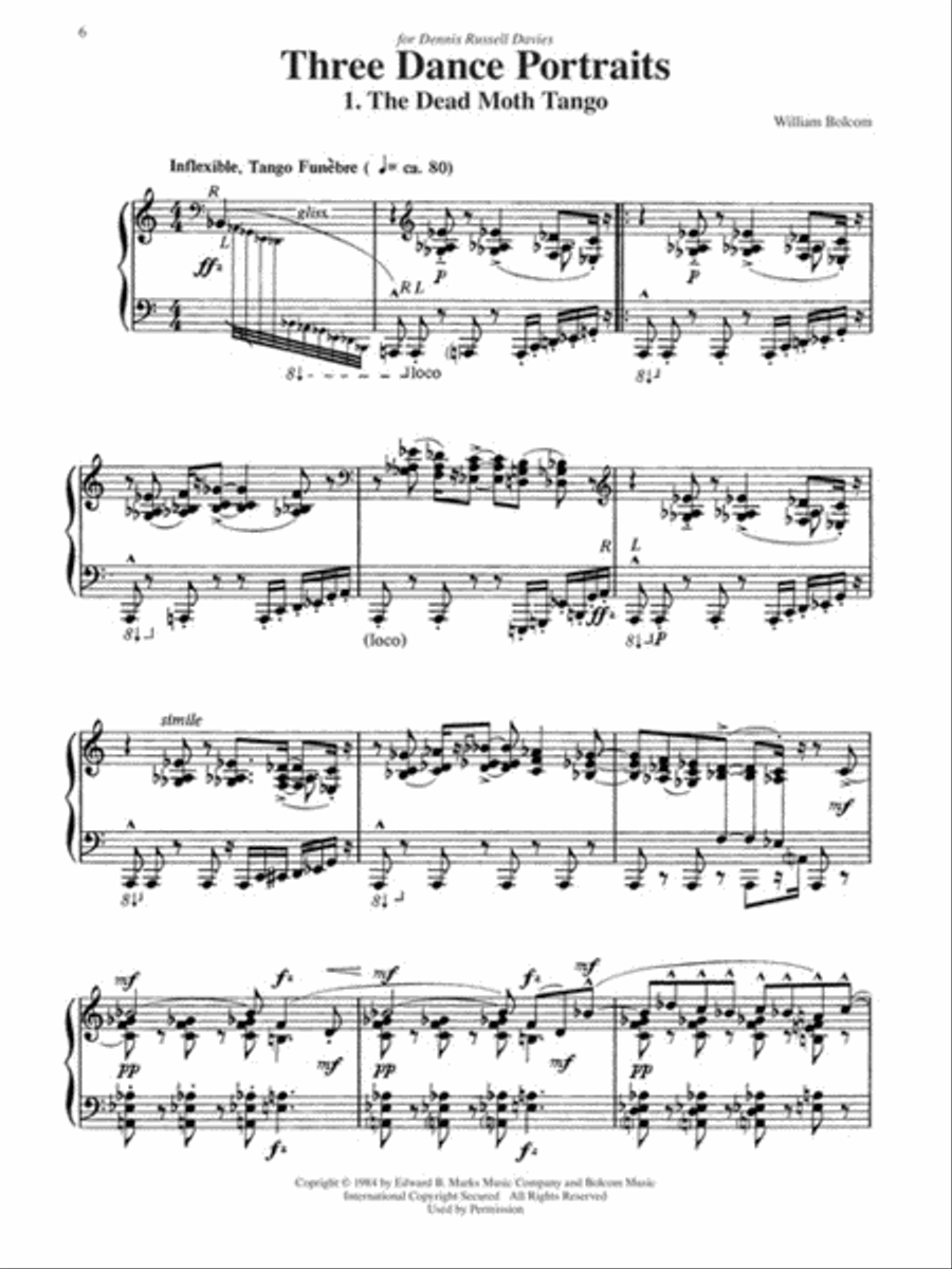 William Bolcom: Piano Works Piano Solo scores gallery preview page 4