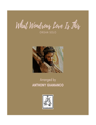 Book cover for WHAT WONDROUS LOVE IS THIS - organ solo