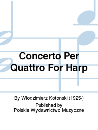 Concerto Per Quattro For Harp