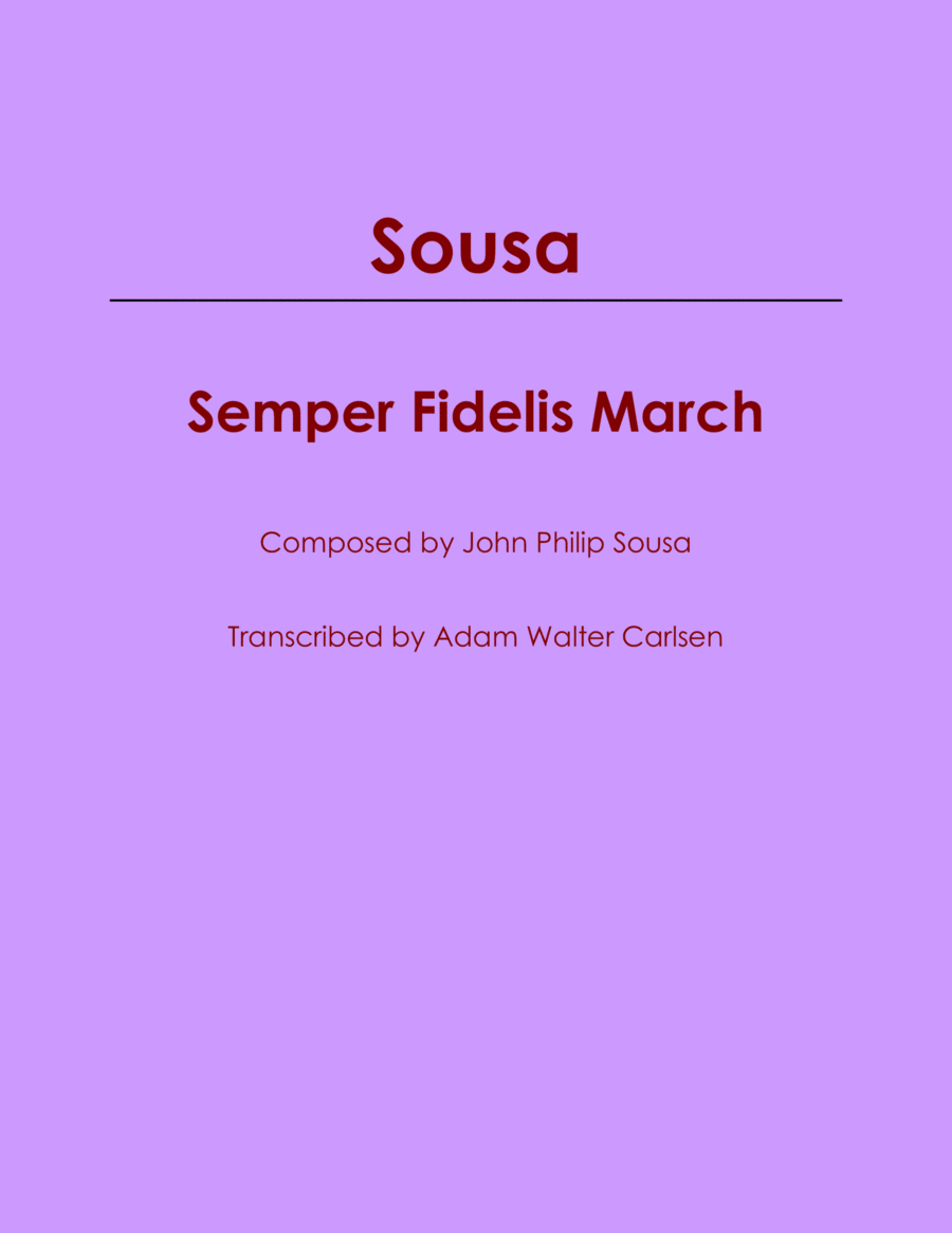 Semper Fidelis March image number null