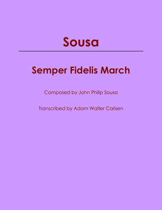 Semper Fidelis March