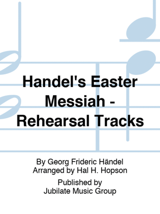 Book cover for Handel's Easter Messiah - Rehearsal Tracks