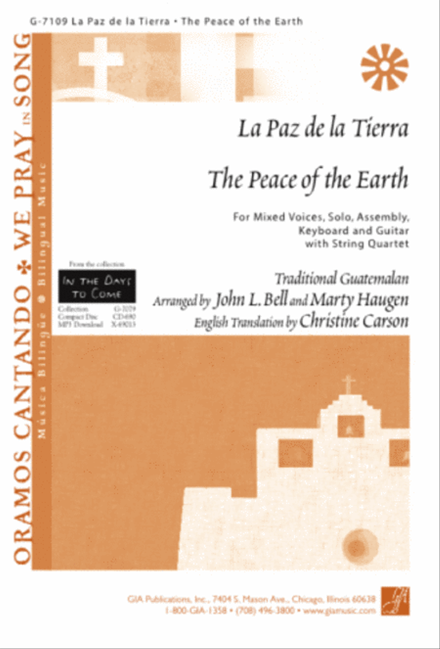La Paz de la Tierra / The Peace of the Earth - Instrument edition Cello scores gallery preview page 1