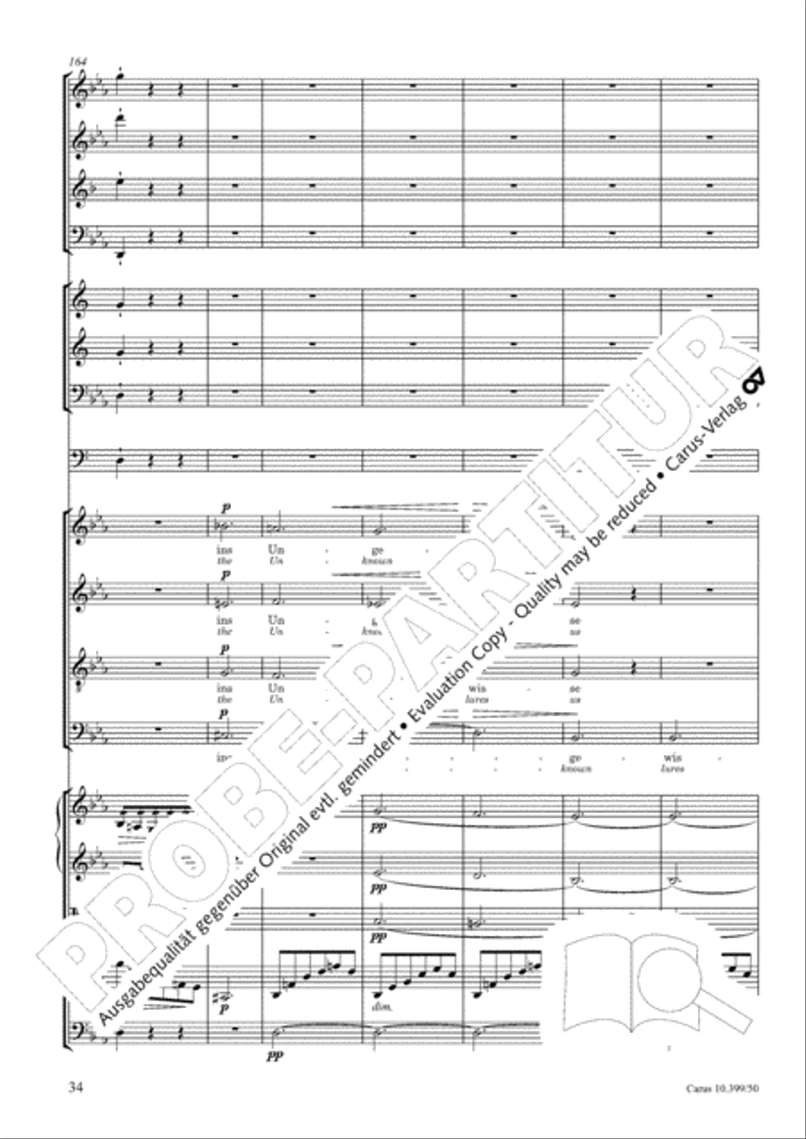 Schicksalslied, Op. 54 Choir scores gallery preview page 35