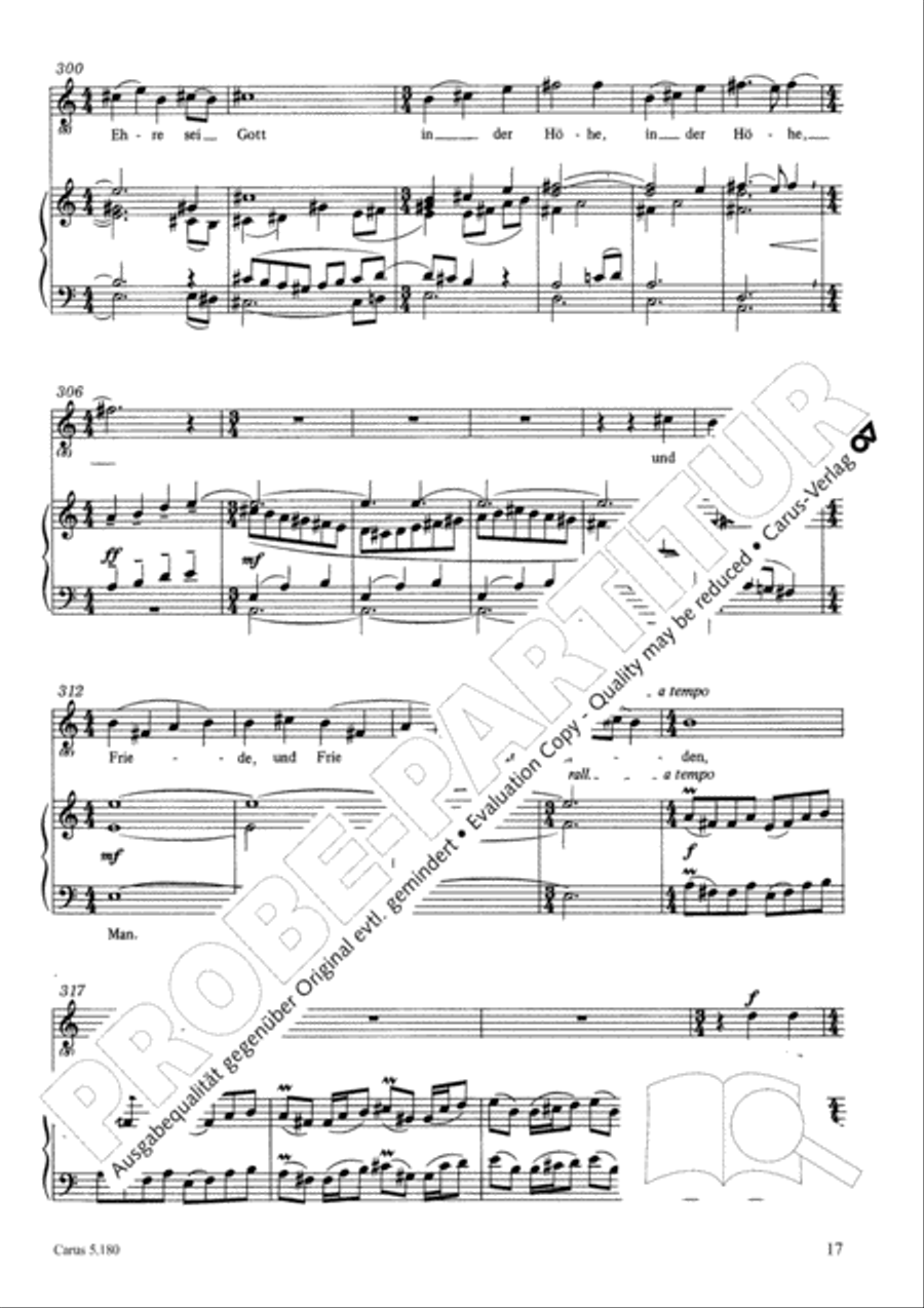 Das Weihnachtsevangelium Mezzo-Soprano Voice scores gallery preview page 18