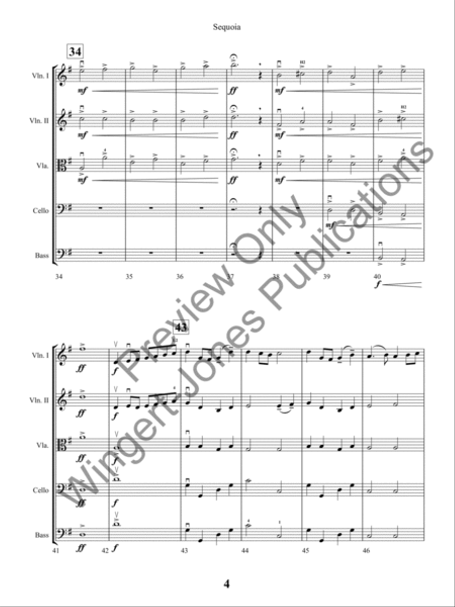 Sequoia String Orchestra scores gallery preview page 7