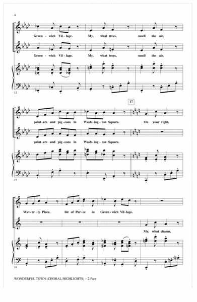 Wonderful Town (Choral Highlights) (arr. John Purifoy)