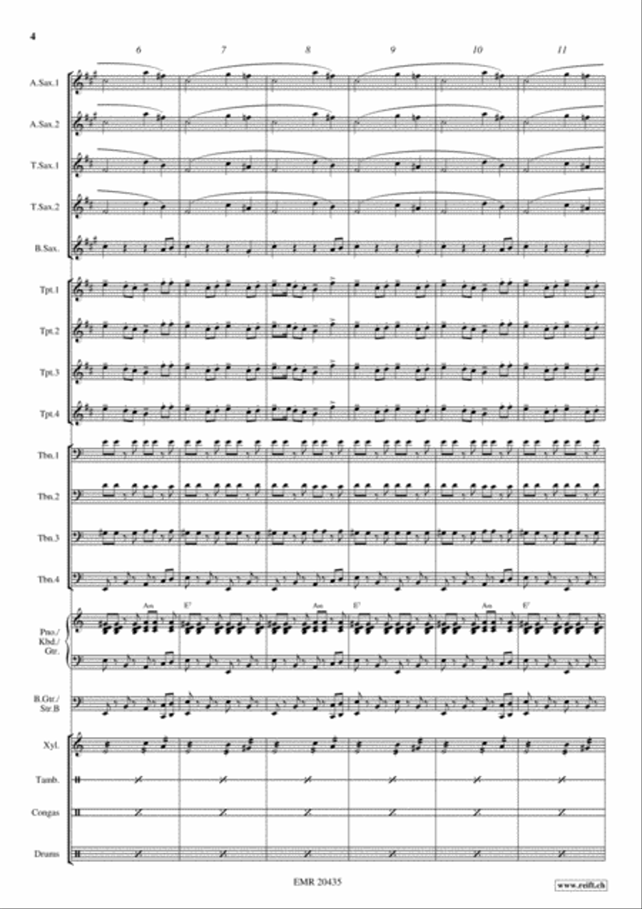 Russian Passion Big Band scores gallery preview page 5
