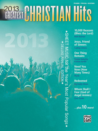 Book cover for 2013 Greatest Christian Hits