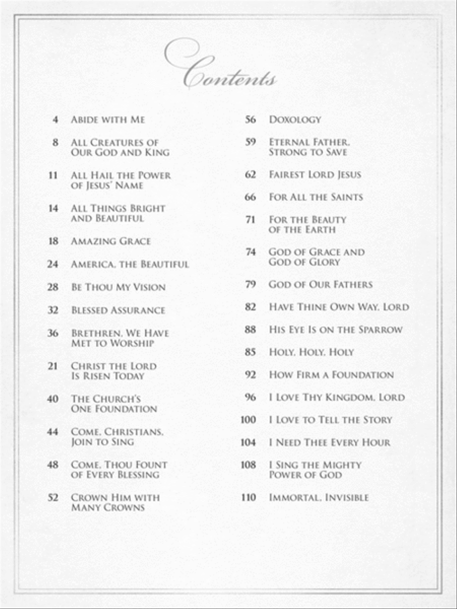 Hymn Anthology Hymn Anthology Piano Solo scores gallery preview page 2