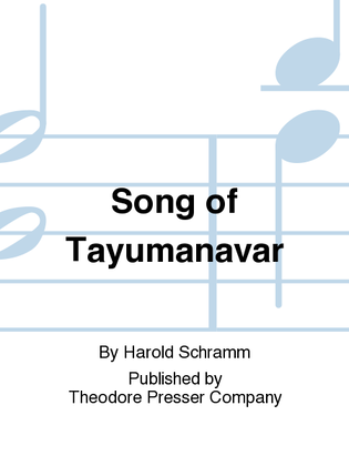 Song Of Tayumanavar