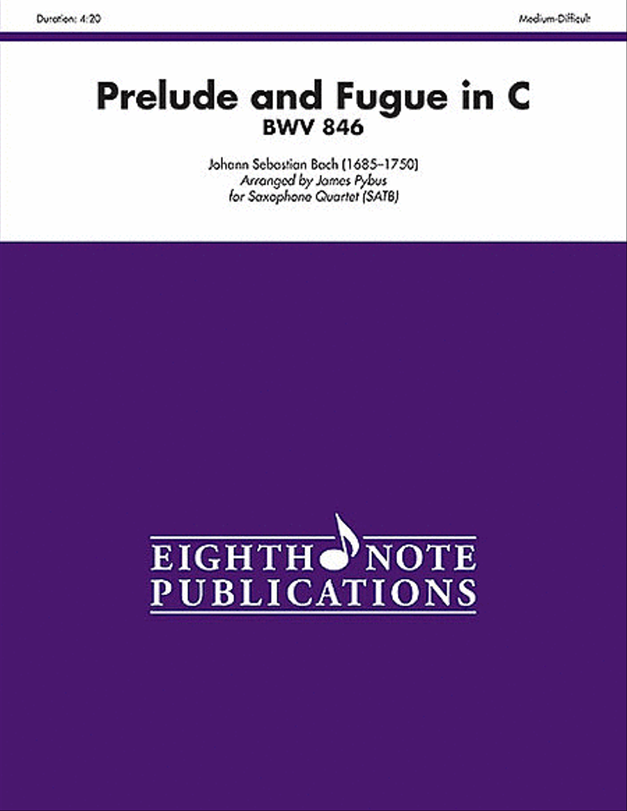 Prelude and Fugue in C, BWV 846 Small Ensemble scores gallery preview page 1