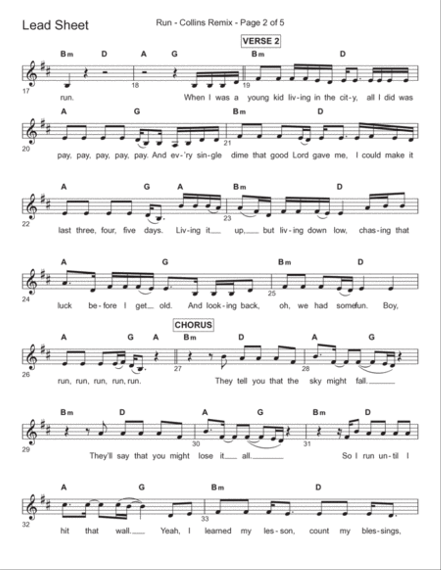 Run Run Piano scores gallery preview page 2