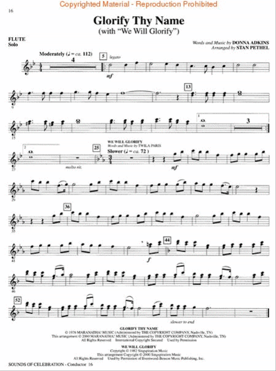 Sounds of Celebration - Conductor's Score/online audio Conductor Score scores gallery preview page 3