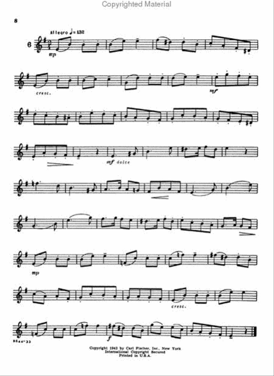 Thirty-Two Etudes Cornet scores gallery preview page 3