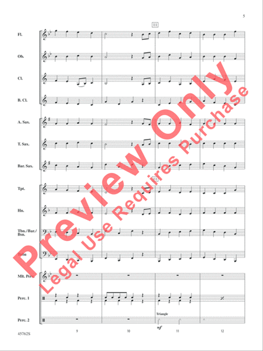 Swansea Town Concert Band scores gallery preview page 5