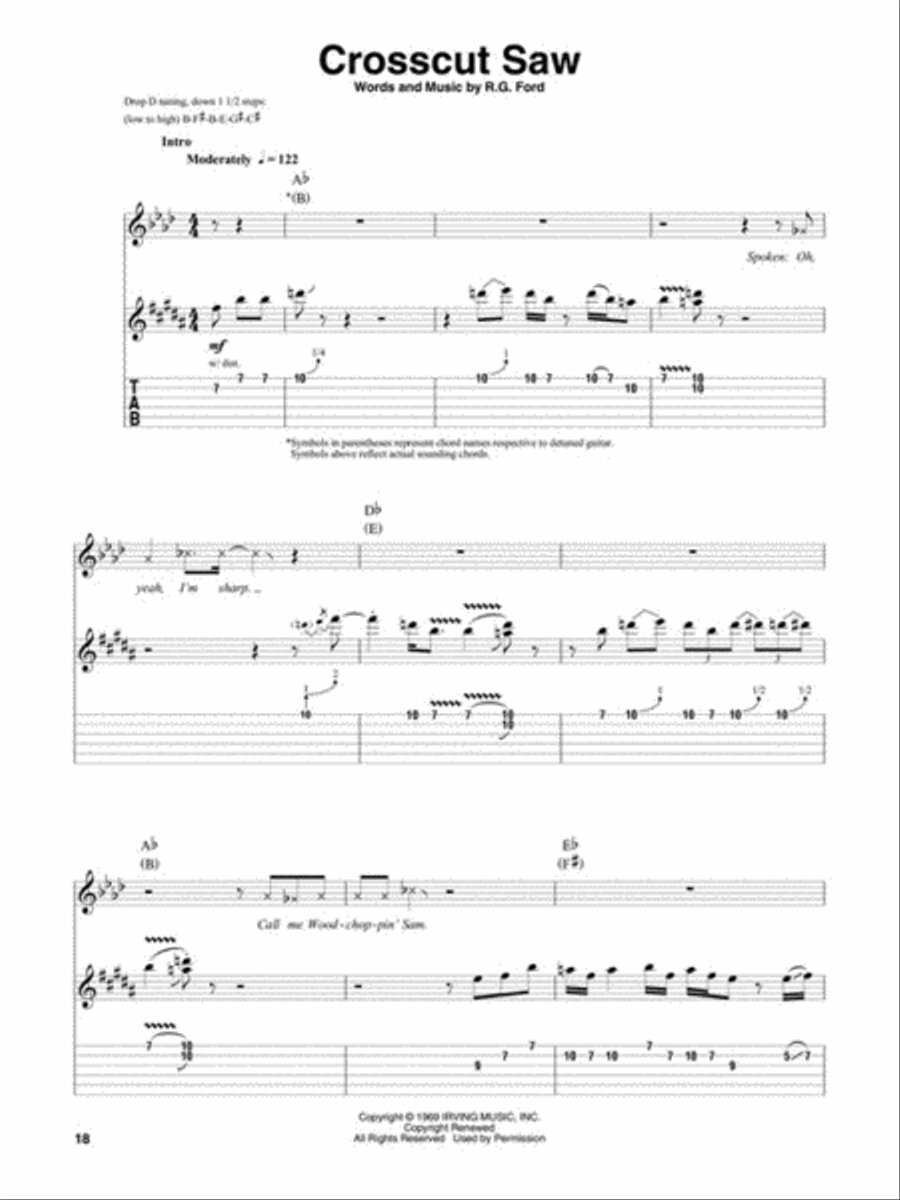 Albert King Albert King Electric Guitar scores gallery preview page 5