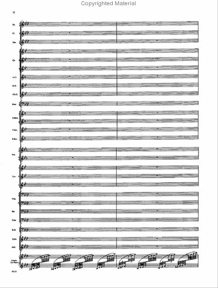 Selections from the Nutcracker Suite Concert Band scores gallery preview page 14