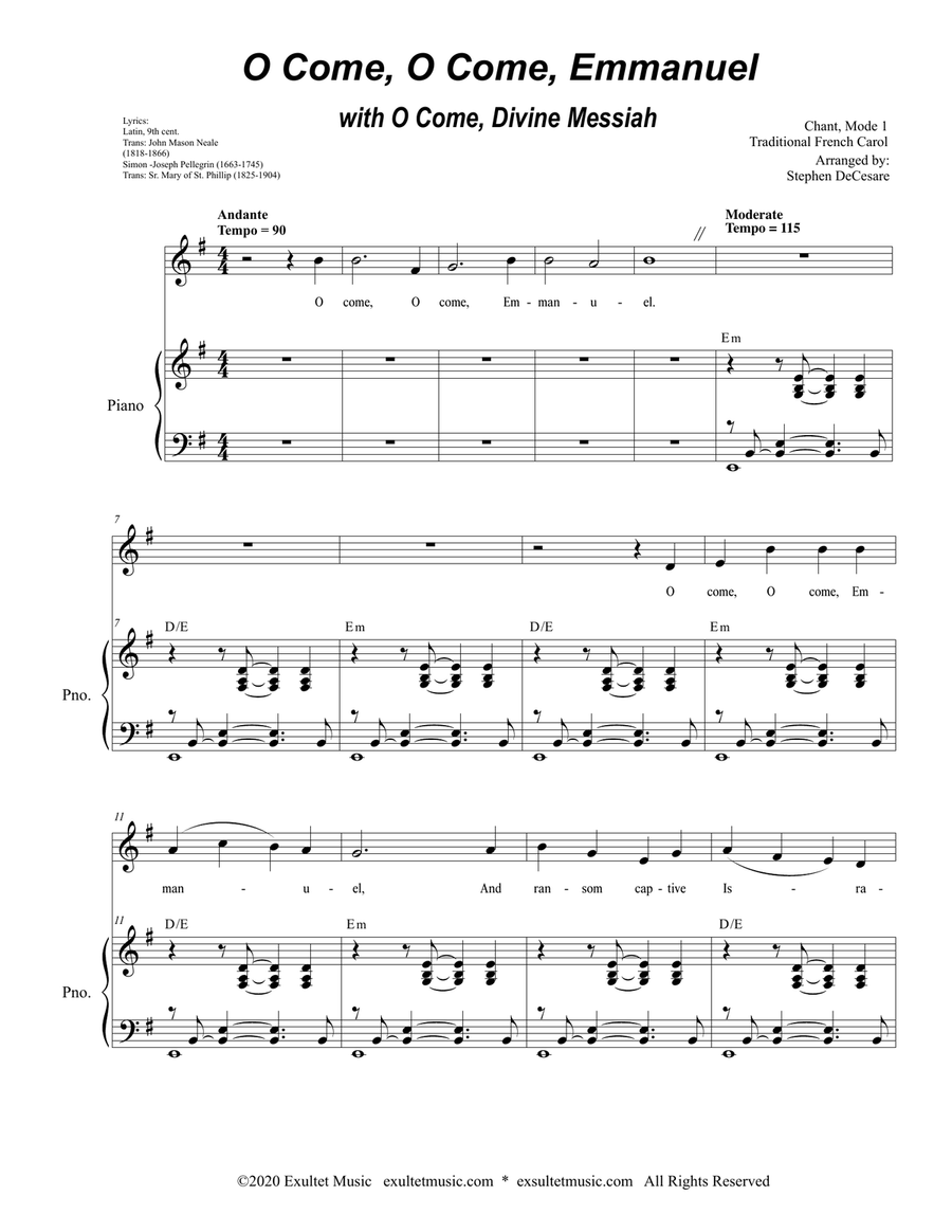 O Come, O Come, Emmanuel (with 