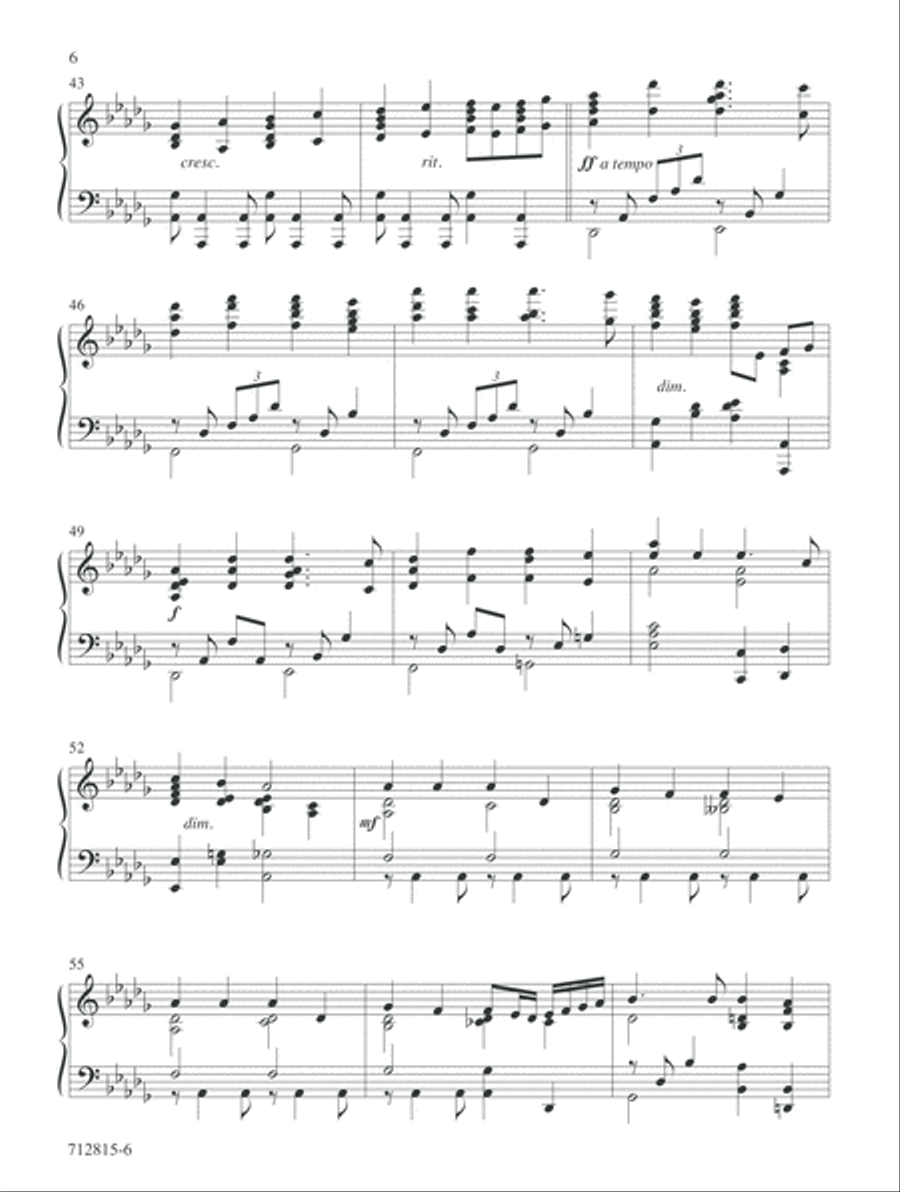 Go and Tell It! Piano Solo scores gallery preview page 6