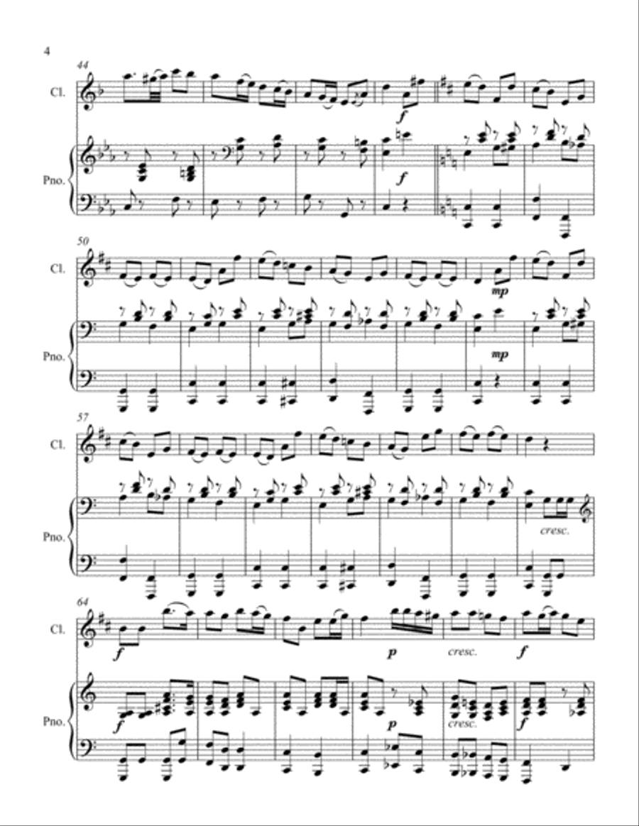 Helen Polka Helen Polka Clarinet Solo scores gallery preview page 4