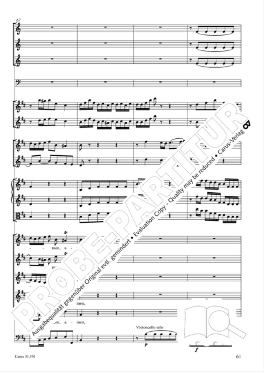 Gloria in excelsis Deo SSATB scores gallery preview page 61