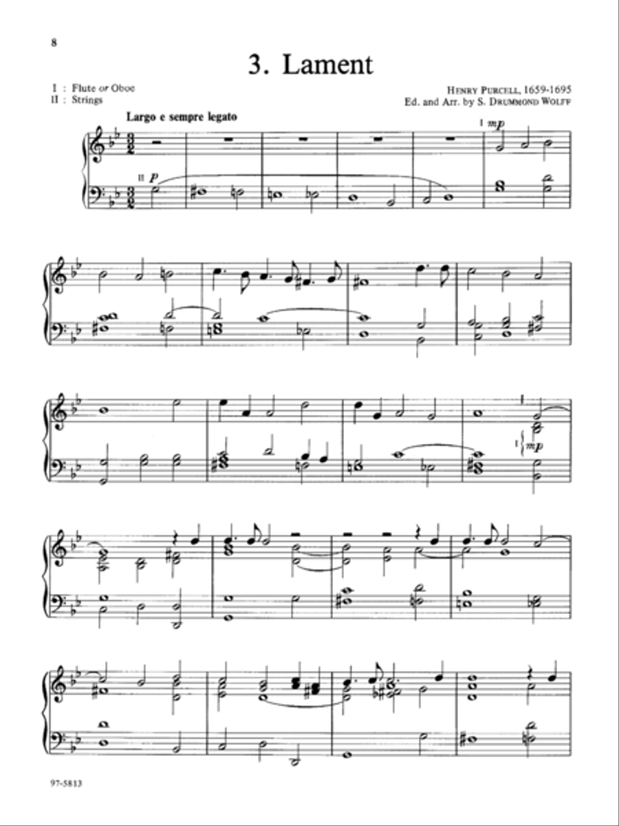 Baroque Music for Manuals, Vol. III Organ scores gallery preview page 5