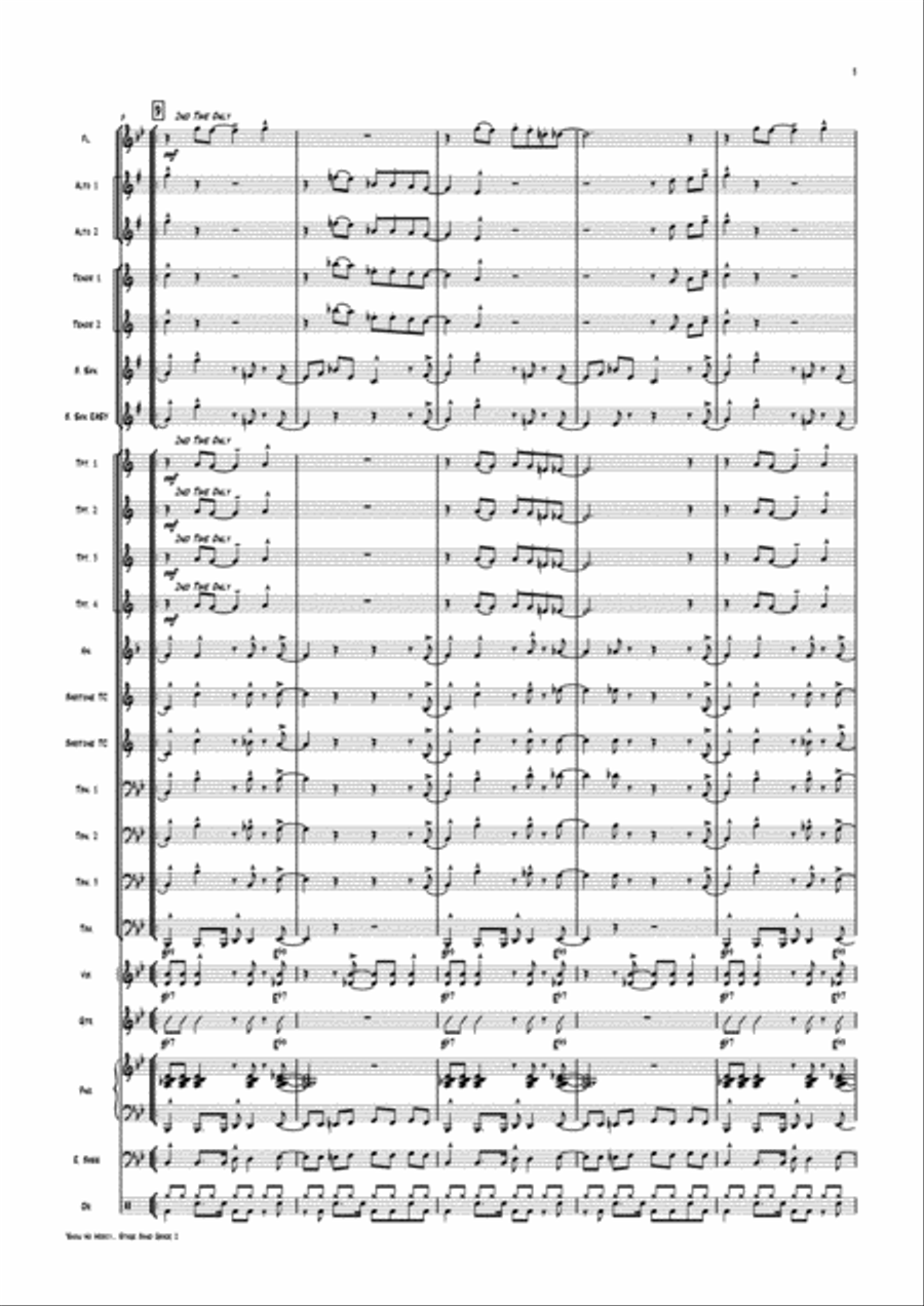 Show No Mercy - Jazz Ens Gr. 2 Jazz Ensemble scores gallery preview page 3