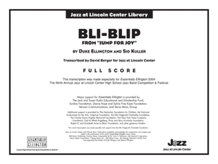 Book cover for Bli-Blip (from Jump for Joy): Score