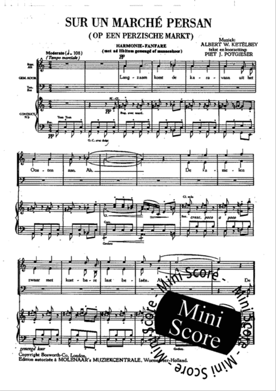 Sur un Marche Persan 4-Part scores gallery preview page 5