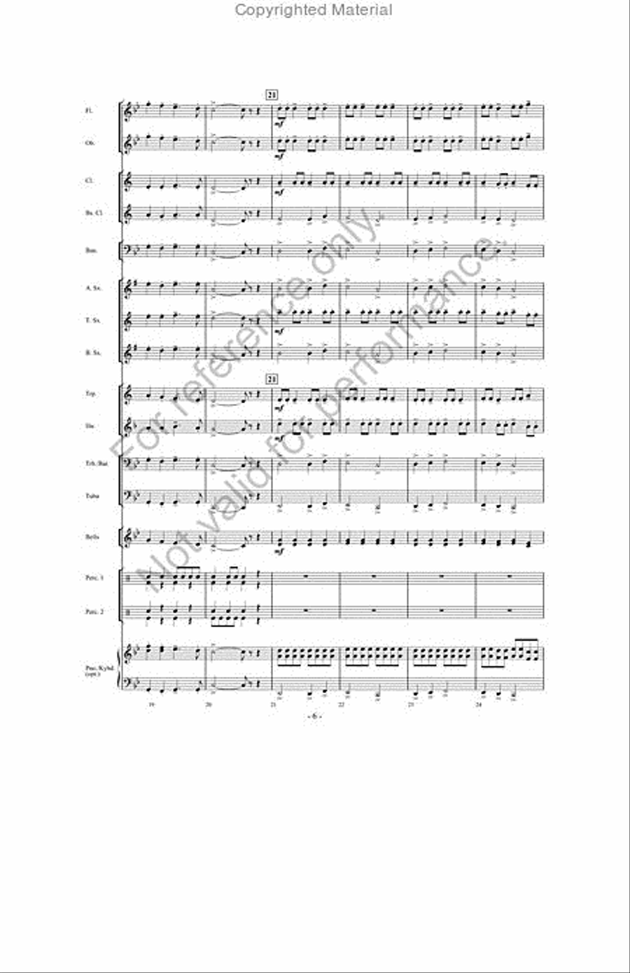 When Santa's Away, The Elves Will Play! Concert Band scores gallery preview page 5