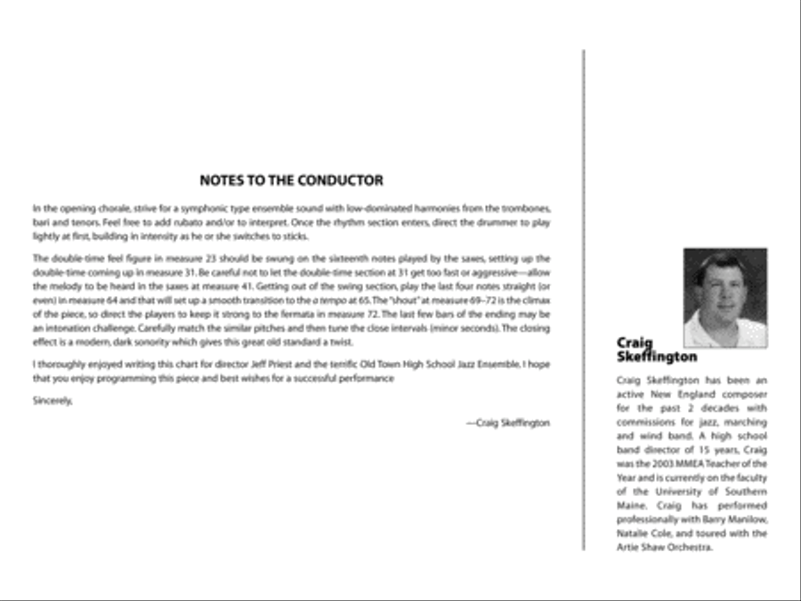 When I Fall in Love: Score Jazz Ensemble scores gallery preview page 2