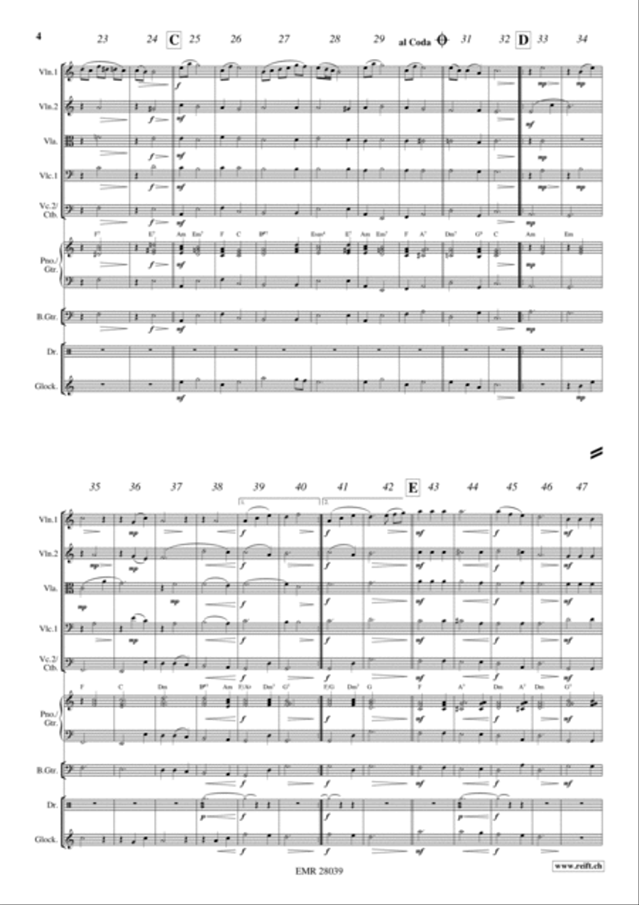 Romantic Classical Guitar scores gallery preview page 3