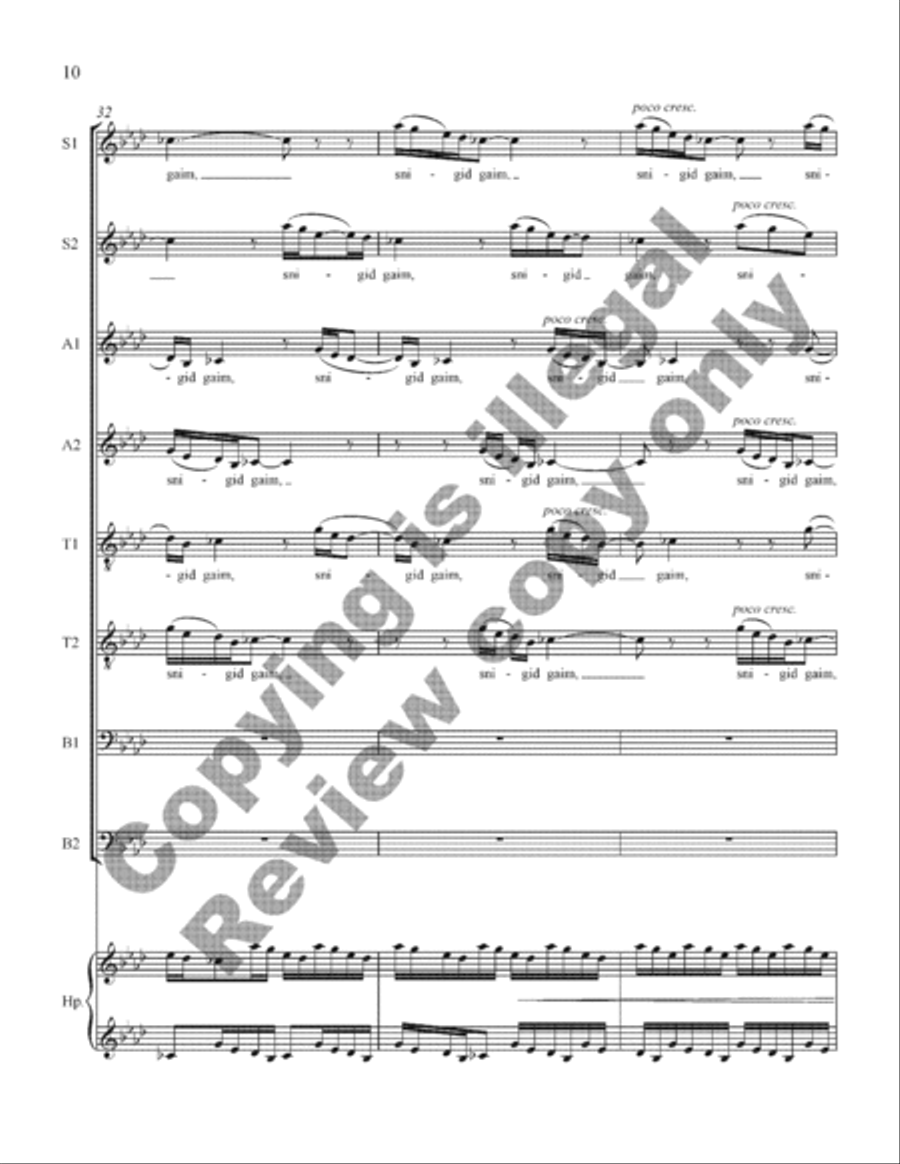 Scel lem duib SSAATTBB scores gallery preview page 10