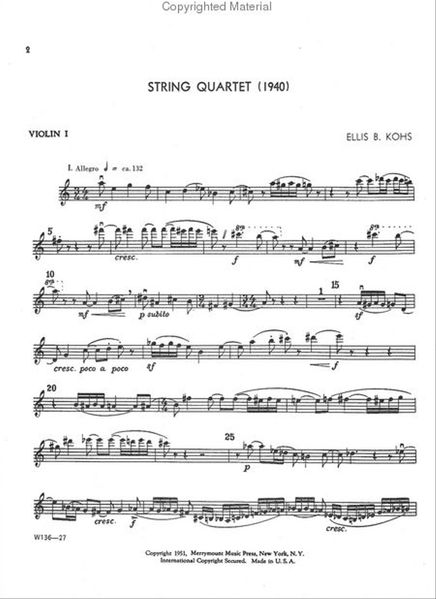 String Quartet String Quartet scores gallery preview page 2