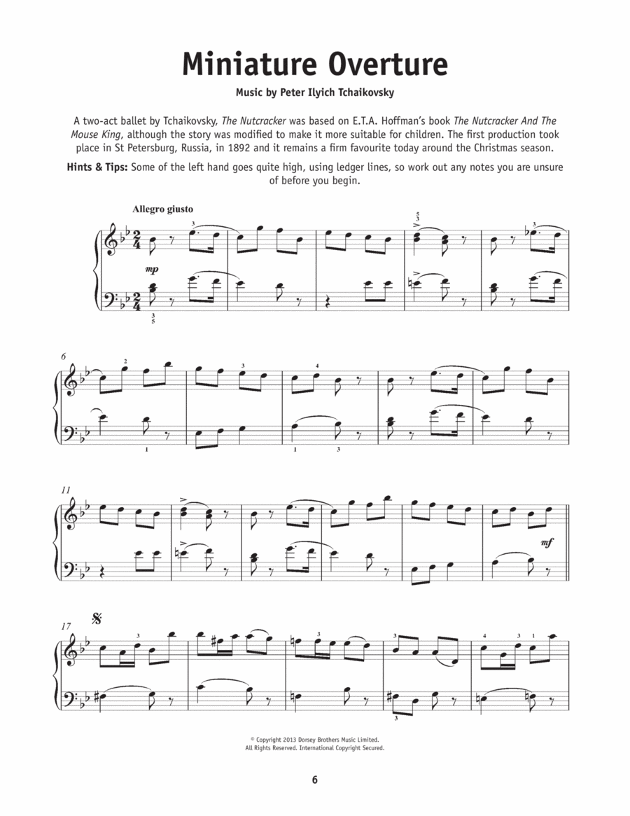Overture, Op. 71a Easy Piano scores gallery preview page 1