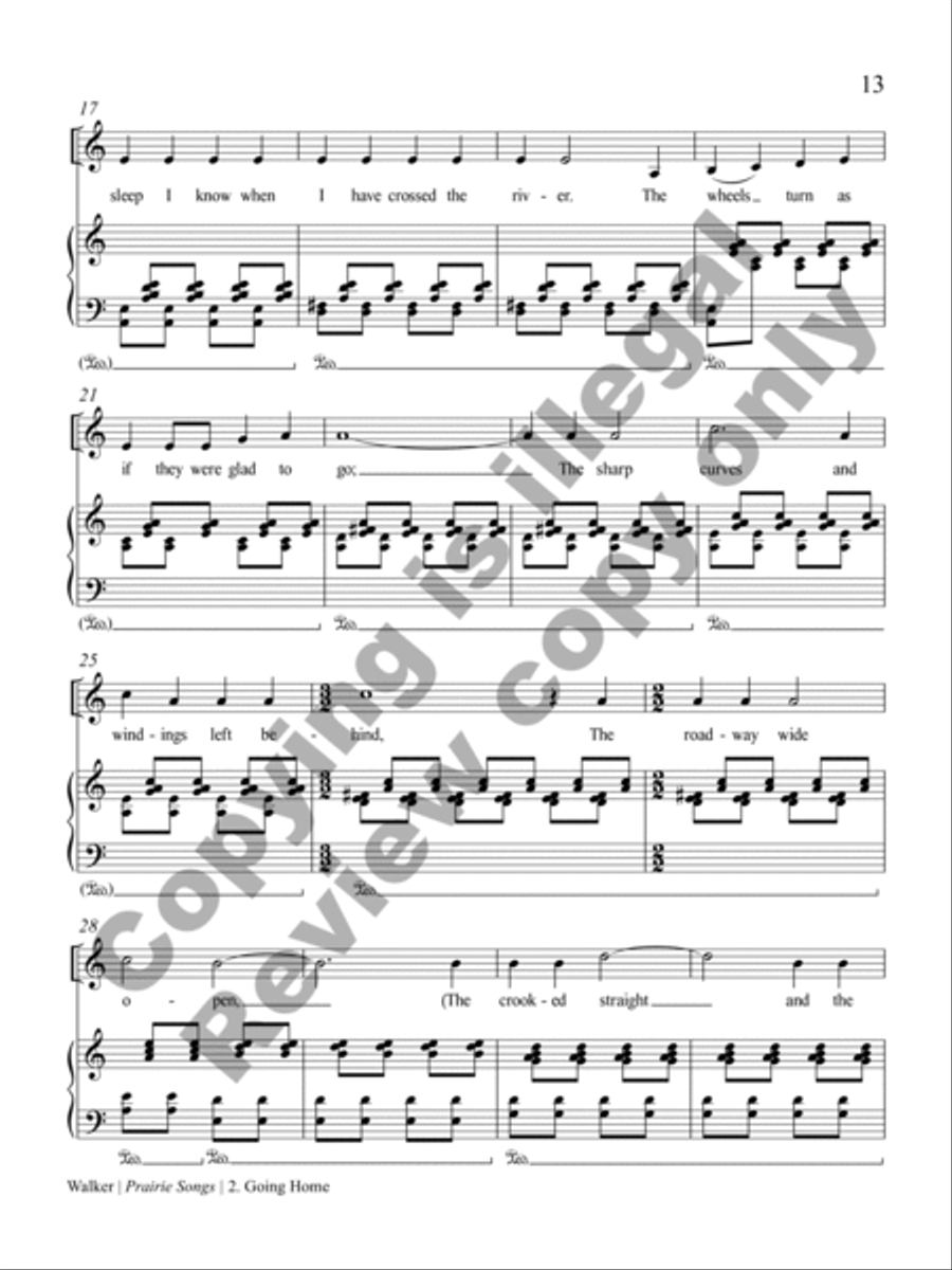 Prairie Songs Prairie Songs Soprano Voice scores gallery preview page 9