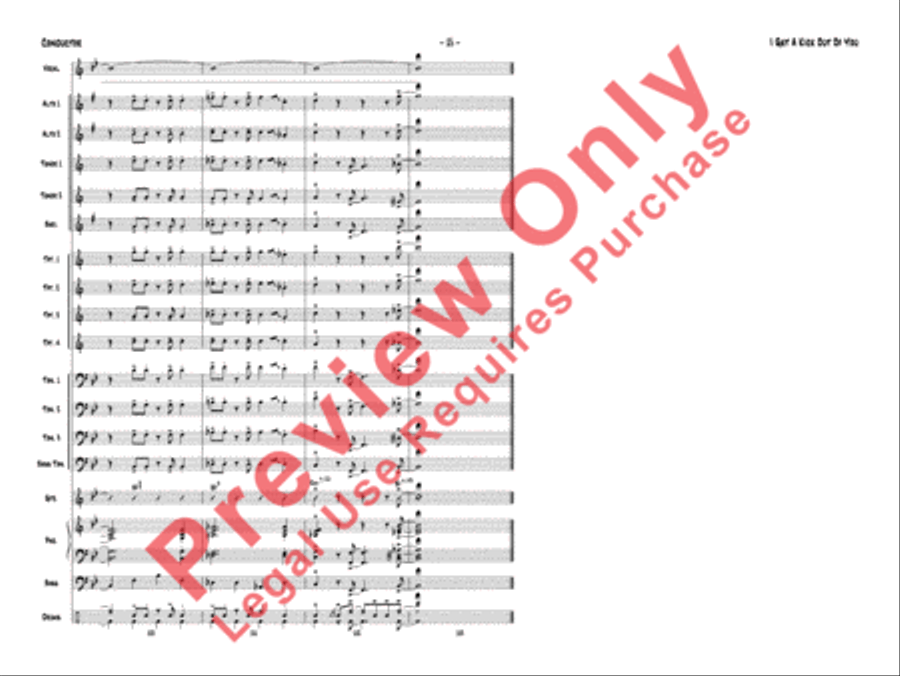 I Get a Kick Out of You Jazz Ensemble scores gallery preview page 18