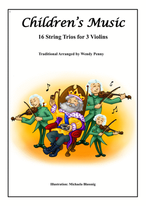 Book cover for Children's Music 16 String Trios for 3 Violins