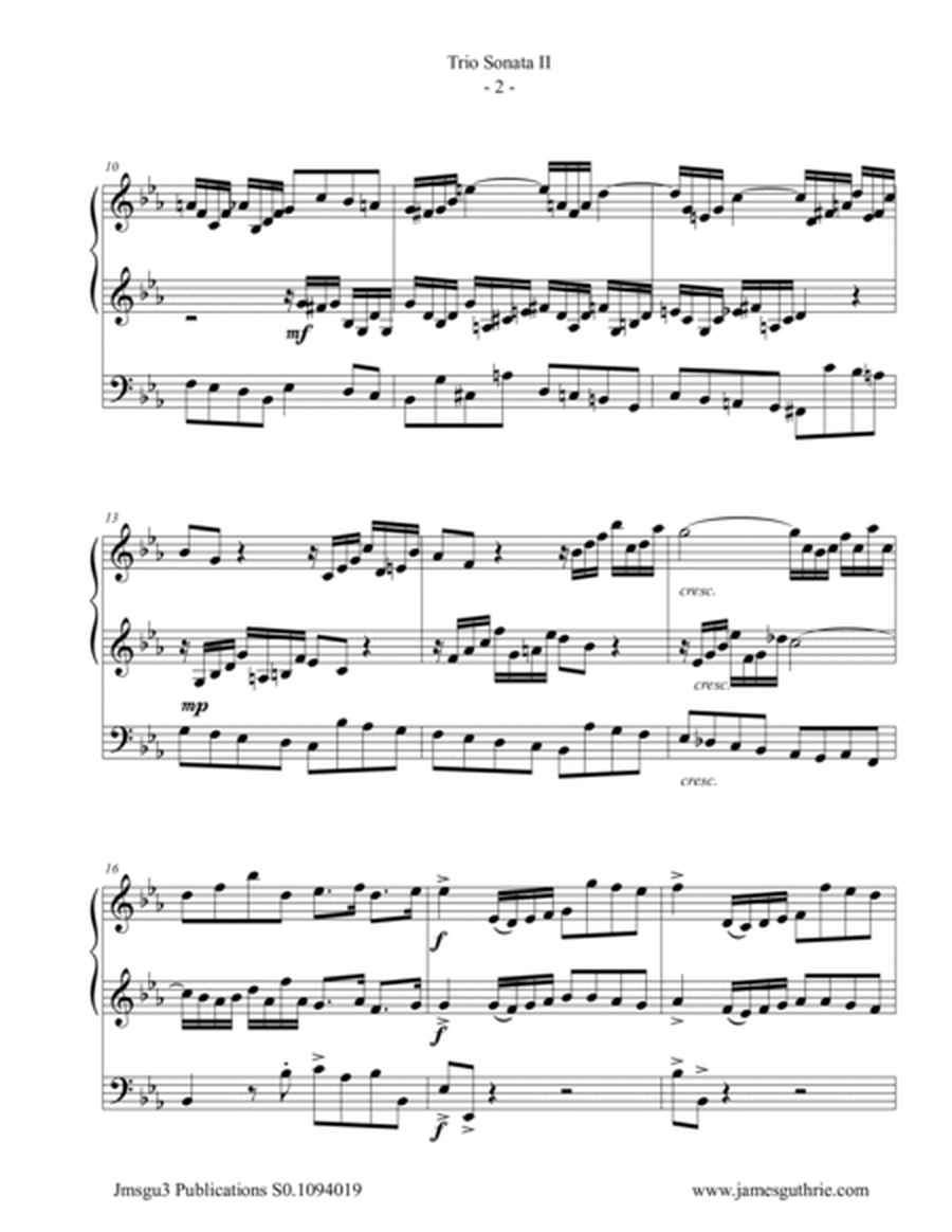 BACH: Trio Sonata No. 2 BWV 526 for Violin Duo & Cello image number null