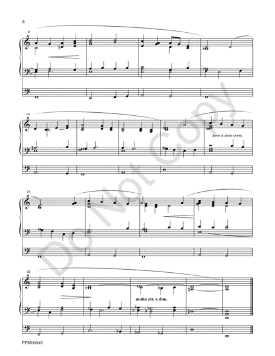Variations On Wondrous Love Choir scores gallery preview page 11