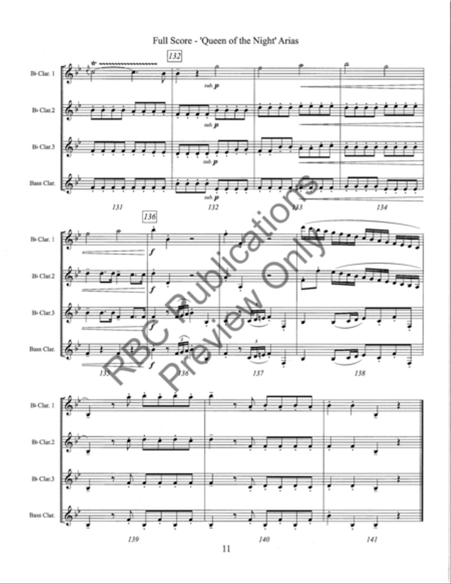 The Queen Of The Night Arias Voice Solo scores gallery preview page 13